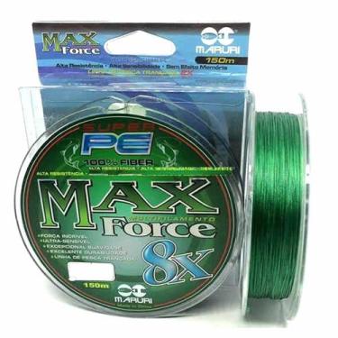 Imagem de Linha De Pesca Multifilamento 150m Max Force 8 Fios 0,45mm 60lb - Maru