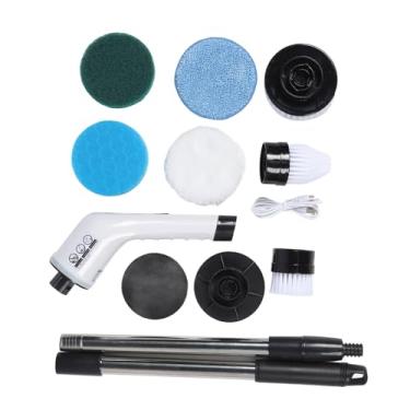 Imagem de Electric Spin Scrubber Cordless Extensão Ajustável Pole Multiple Brush s 2000mAh Bateria ABS Liga de alumínio para casa Banheiro Cozinha Limpeza