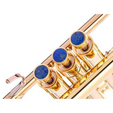 Imagem de Botões de dedo personalizados de trompete pesado para todos os modelos de cornetas Stradivarius, Artisan, New York, Chicago, TR200, todos os flughelhorns Stradivarius, todos os modelos de cornetas
