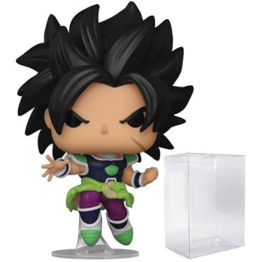 Imagem de POP Anime: Dragon Ball Super Broly - Boneco de vinil Funko Broly (incluído com caixa protetora compatível), multicolorido, 9,5 cm