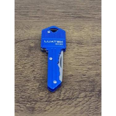 Imagem de Canivete Chaveiro Mini Faca Dobrável Escondida porta-chaves - Luatek, 