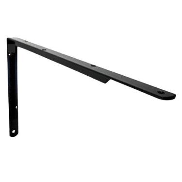 Imagem de Cantoneira Para Prateleira 50 cm De Ferro Suporte Pia Bancada Reforcad