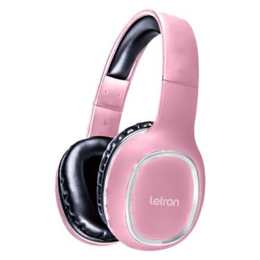 Imagem de HEADPHONE SEM FIO MOOD PRETO E ROSA STEREO BLUETOOTH DRIVER 40MM LETRON