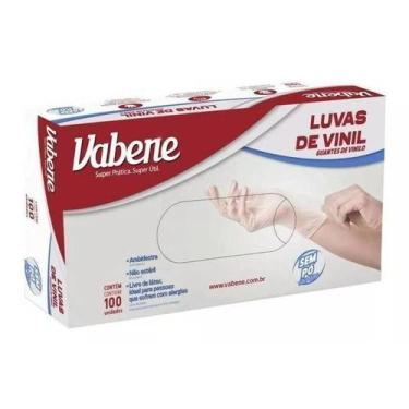 Imagem de Luva vinil protecao industrial s/ po *m* 100un vabene