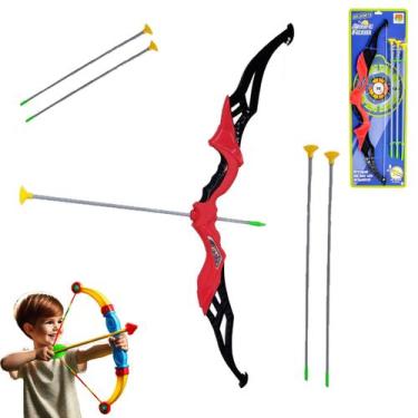Imagem de Arco e Flecha Alvo Brinquedo Infantil Menino Esporte Jogo - DM Toys