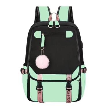 Imagem de Mochila JiaYou Little Girls' School Students, bolsa de livros 21L