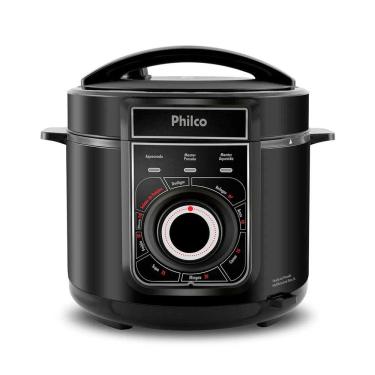 Imagem de Panela De Pressão Elétrica Philco Ppp02Pi 5L Inox Preta 220V
