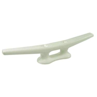 Imagem de Cunho De Amarração Em Nylon Branco Náutico Amarra Cabos 80Mm - Abrolho