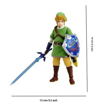 Imagem de Figura De Anime Skyward Sword Link De 14 Cm Com Modelo De Figura De Aç