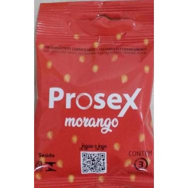 Imagem de Preservativo Prosex Morango - Sensação de Contato e Prer - Inaltex Ind