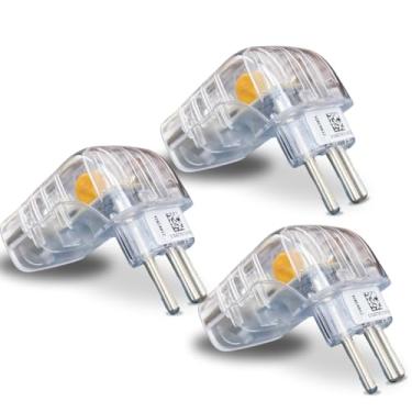 Imagem de Kit 3 Protetor Contra Raios Surtos Queda de Energia Dps Clamper Fit Geladeira Freezer Eletrodomesticos 3 Pinos 10A