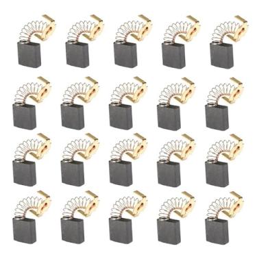 Imagem de Escovas de motor munefe, 20pcs de esteira elétrica Motores de acionamento, escovas de carbono de carbono escova de escovas de carbono