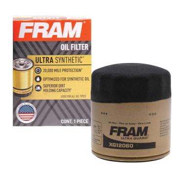 Imagem de FRAM Filtro de óleo automotivo ultra sintético XG12060 de mudança de 20 km para troca de óleo sintético, filtro de óleo de proteção de motor de veículo premium para modelos de veículos selecionados