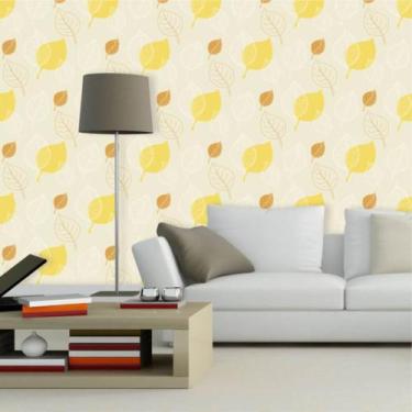 Imagem de Papel de Parede Vinil Autocolante Natura Folhas - Inove Papéis de Pare