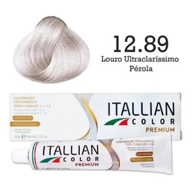 Imagem de Coloração 12.89 Louro Ultraclaríssimo Pérola  Itallian Color