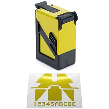 Imagem de WRAPGRADE Skin compatível com DJI FPV | Uma bateria (amarelo limocino)