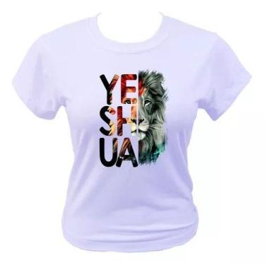 Imagem de Camiseta Tradicional Yeshua Moda Religiosa E Evangélica F - loja dinka