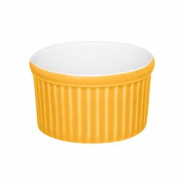 Imagem de Conjunto de Tigela Ramequin de Porcelana Oxford Amarelo com 3 Peças, U