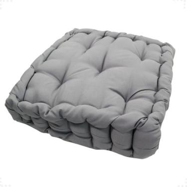 Imagem de Almofada Alta Cheia Futon Turca Sala Sofá Poltrona Cadeira Banco Cor L