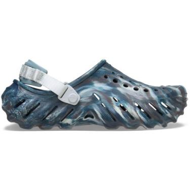 Imagem de Sandália crocs echo marbled clog black sand/multi, Black sand/multi, 4