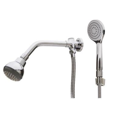 Imagem de Ducha Chuveiro Simples Moderno C/ Desviador E Duchinha Manual Luxo Sol