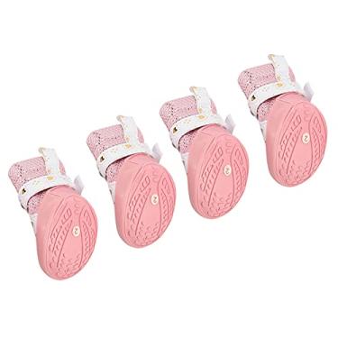 Imagem de Botas de Cachorro, 4pcs Lote de Cachorro Sapatos para Pequenos Sapatos Não Deslizante Malha Malha Ao Ar Livre para Cães Pequenos Pistas Duras, Correndo (Número 2)