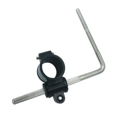 Imagem de TUOREN Grampo De Montagem Rack Bateria Eletrônica Com Haste Em L 8,5 Mm A 10 Mm, Suporte Clipe Tubo T 1,45 Pol. Para Pad Caixa Tom Kit