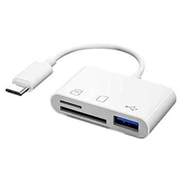 Imagem de AsrMyjcx Adaptador de Leitor de Cartão USB TF SD, Leitor de Câmera, Adaptador SD para USB, para Plugue de Telefone E Computador, Portátil