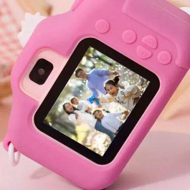 Imagem de Câmera de Vídeo Digital Unicórnio com Estojos de Silicone para Criança