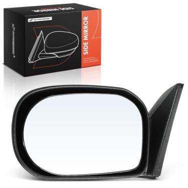 Imagem de A-Premium Espelho de porta manual do lado do motorista - Compatível com Toyota Tercel 1991 1992 1993 1994 - Espelho retrovisor externo preto não aquecido, não dobrável
