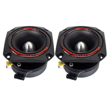 Imagem de Genius Alto-Falante Tweeter Audio Gpro-T09P 1", 35 Watts Rms - 150 Máx., Pro Titanium Super Bullet, Diafragma De Alumínio, Ímã Ferrite Para Carro, 4 Ohms (2 Tweeters)