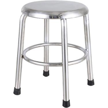 Imagem de Banco De Aço Inoxidável Criativo Sem Encosto Banco De Bar Multiuso Banqueta De Jantar Banqueta Alta De Balcão Banqueta Baixa, Stainless Steel, 40CM