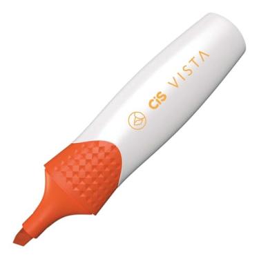 Imagem de Marca-Texto CIS Vista, Laranja, Blister com 1 unidade