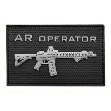 Imagem de AR15 AR-15 AR-15 AR-15 AR-Gun Lover Military Veteran Second Amendment Shooting 8,3 cm costurado em patch bordado para roupas