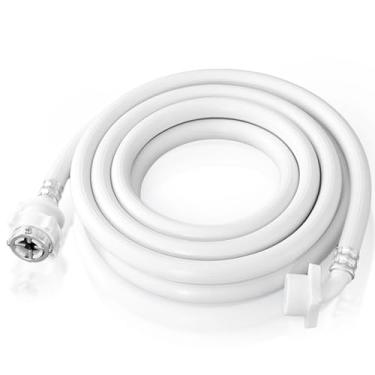 Imagem de GDLPZM Tambor de roda de onda de 2 metros de 2 metros, tubo de extensão de tubo de abastecimento de água com cabeça de aço, mangueira de entrada de água com tambor totalmente automático