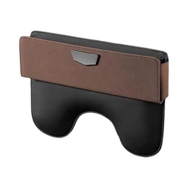 Imagem de Organizador De Espaço Para Banco De Carro Em Camurça PU Com Bolso Late