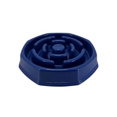 Imagem de Comedouro Cães Educativo Lento Coma Devagar Interativo Labirinto(Azul-G)