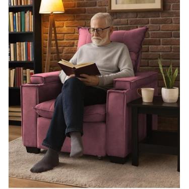 Imagem de Poltrona Papai Reclinável Pulse Porta Copos Carregador usb - B Home De