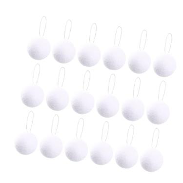 Imagem de Nishiyuenyi 18 peças de bolas de Natal, enfeites, pingentes, enfeites decorativos para pendurar, para celebração, ano novo, guirlanda, de férias, 6cm