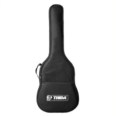 Imagem de Bag Capa Semi Acolchoada Luxo Para Violao Aço Folk Com Alça Mochila