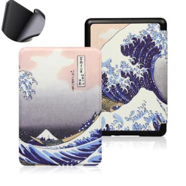 Imagem de GUKSRASO Capa para 6" Kindle Paperwhite 5º/6º/7º (2012-2015 Modelo: EY21/DP75SDI) - Material TPU Macio com Função de Hibernação/Ativação Automática Inteligente