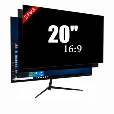 Imagem de Ceydebne Tela de privacidade de 50 cm para monitor com tela widescreen 16:9, protetor de tela com luz azul - antirreflexo - película protetora antiarranhões para proteção de privacidade de dados [2