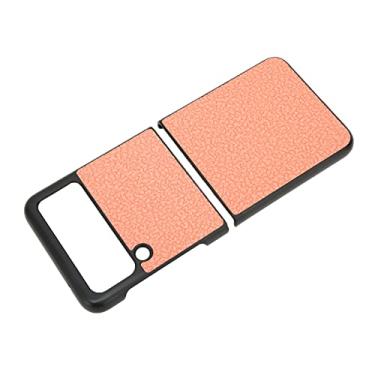 Imagem de Generic Concurso de Telefone, Anti -pó de Poeira Perfeita Anti Outono PU CAPELA TAPEL PARA Z FLIP 3 (Rosy)