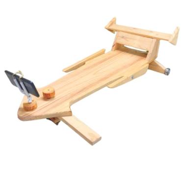 Imagem de Lojas Luze, Carrinho De Rolimã Madeira 3 Rodas Madeira Adulto Infantil