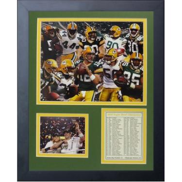 Imagem de Legends Never Die Colagem de fotos emoldurada Green Bay Packers Championship 2010, 28 x 35 cm