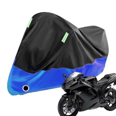 Imagem de Capa Para Moto Exterior | Proteção Para Scooter | Lona Reflexiva Noturna Com Furos Para Cadeado Para Chuva Armazenamento Em Garagem Inverno Ambientes Poeirentos