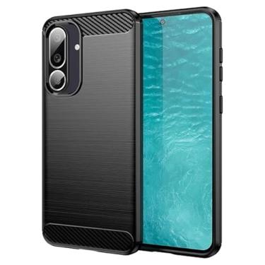 Imagem de Capa Para Samsung Galaxy M56 5G (Tela 6.74) Carbon Fiber Leve Fina Maleável (Preto)