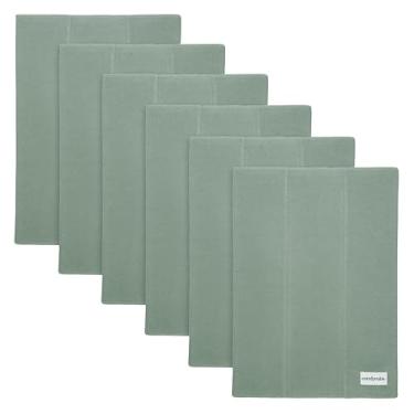 Imagem de Comfy Cubs Conjunto de panos para arrotar bebês (pacote com 6) - grande, 6 camadas, ultra absorvente 100% algodão para bebês cuspir, babar e bagunçar - presentes de bebê recém-nascidos macios, suaves