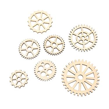 Imagem de Pssopp Equipamento de Madeira Enfeites 120pcs Ornamento de Fatia de Madeira Leve para Uso a Longo Prazo No Ambiente do Escritório