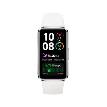 Imagem de Relógio Smartwatch Huawei Band 10 Branco em Liga de Alumínio, Análise do Sono e Assistente de Bem-estar Emocional